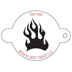 TAP Stencil Fire Flame 045