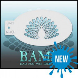 Schmink & Facepaint | Schmink sjabloon | BAM1410 | Pauwenwaaier