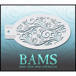 Schmink & Facepaint | Schmink sjabloon | BAM2005 | Klassieke krullen