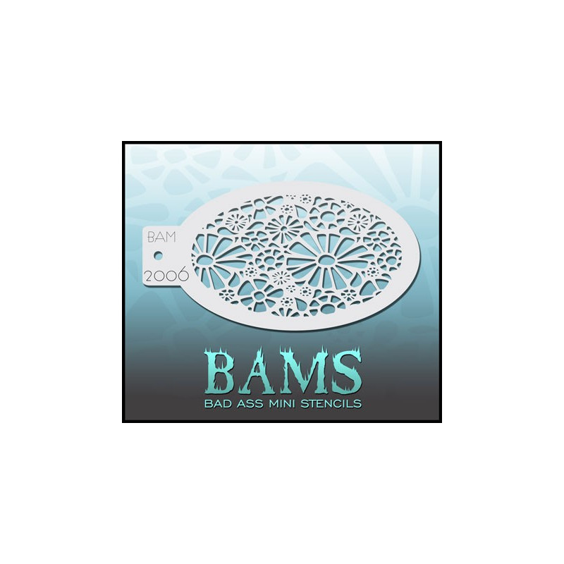 Schmink & Facepaint | Schmink sjabloon | BAM2006 | Bloemen Mandala