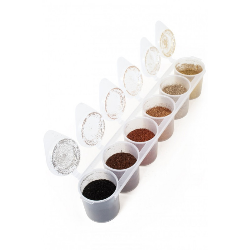 Steampunk Glitters - 6-pack
