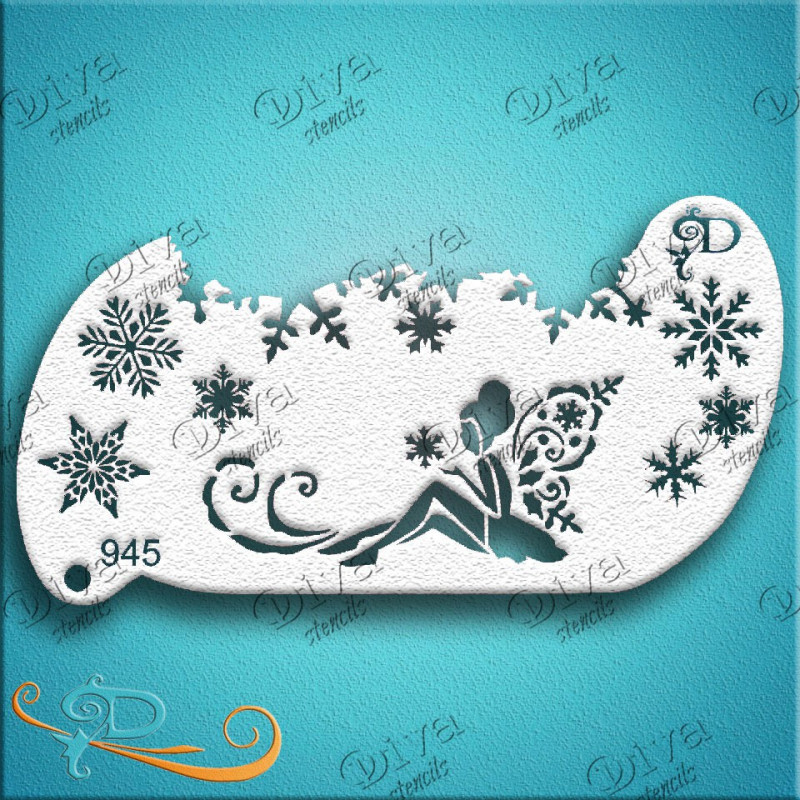 Forehead Unicorn  - Diva Designs Schminkstencil