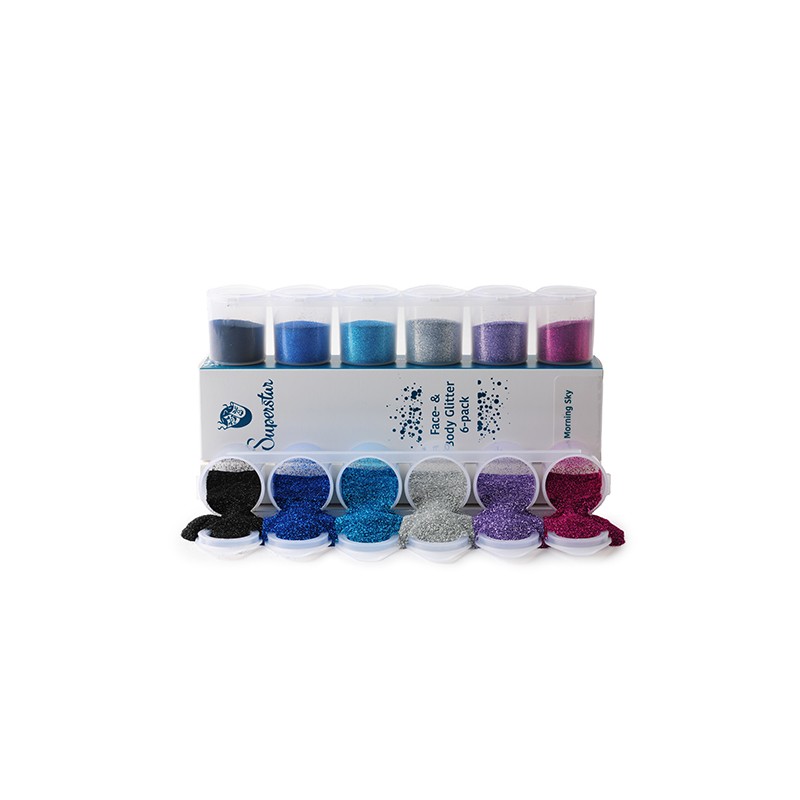 Glitter 6-pack - Morning Sky