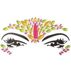 Face Jewels Neon Glow - Multi Color
