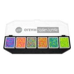 Vivid GLEAM Glitter Cream Palette -Galactic UV