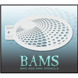 Schmink & Facepaint | Schmink sjabloon | BAM1217 | Stippen swirl