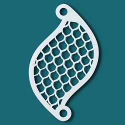 Schminksjabloon voor details | Superstar Schminksjabloon - Scales