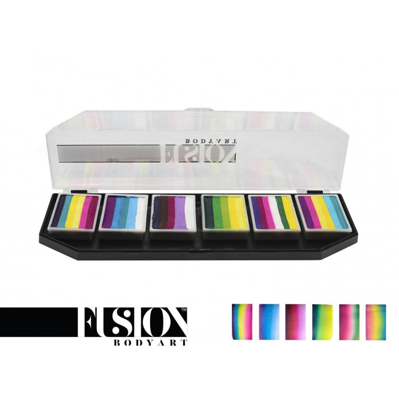 Fusion Splitcake Palette - Pretty Rainbow