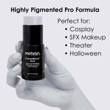 Mehron CreamBlend Stick | Hooggepigmenteerde crèmemake-up | Direct uit voorraad leverbaar