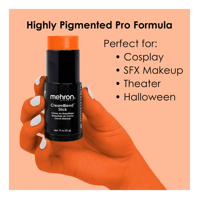 Mehron CreamBlend Stick | Hooggepigmenteerde crèmemake-up | Direct uit voorraad leverbaar