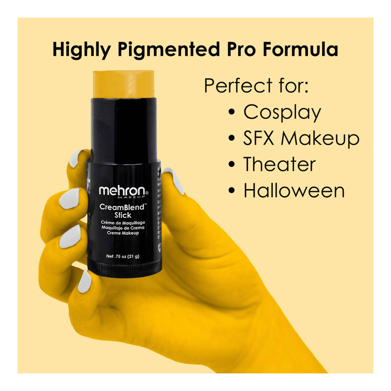 Mehron CreamBlend Stick | Hooggepigmenteerde crèmemake-up | Direct uit voorraad leverbaar