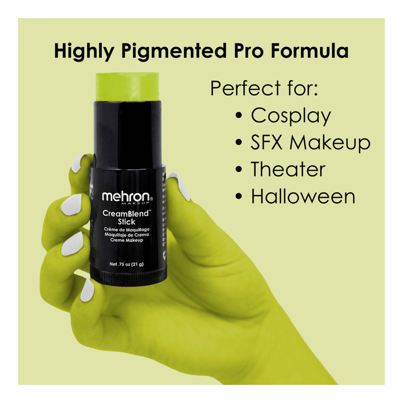 Mehron CreamBlend Stick | Hooggepigmenteerde crèmemake-up | Direct uit voorraad leverbaar