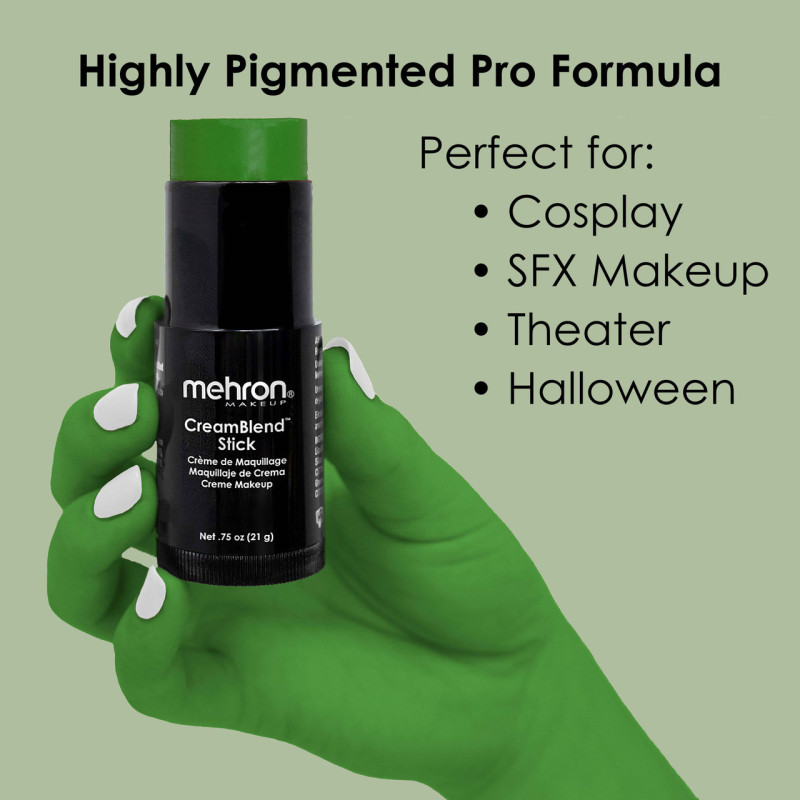 Mehron CreamBlend Stick | Hooggepigmenteerde crèmemake-up | Direct uit voorraad leverbaar