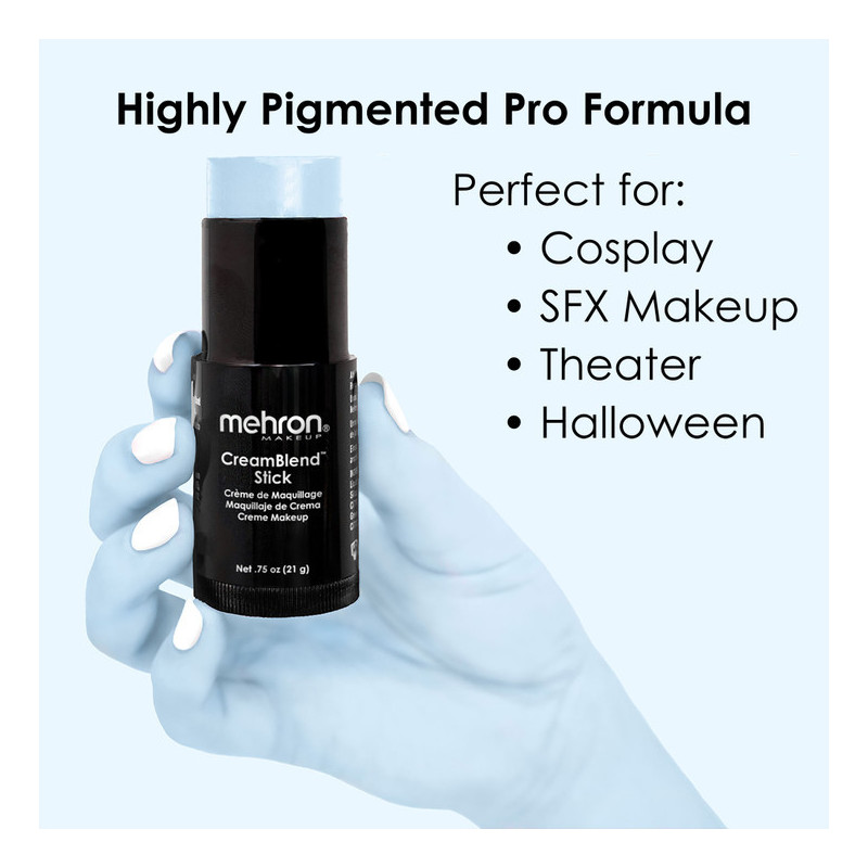 Mehron CreamBlend Stick | Hooggepigmenteerde crèmemake-up | Direct uit voorraad leverbaar