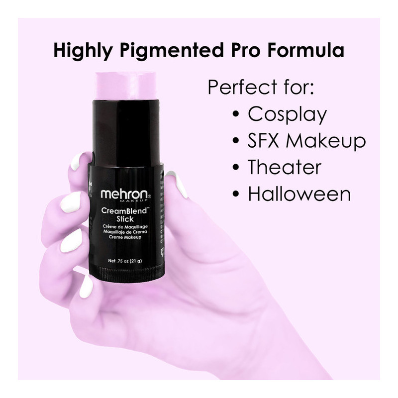 Mehron CreamBlend Stick | Hooggepigmenteerde crèmemake-up | Direct uit voorraad leverbaar