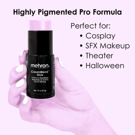 Mehron CreamBlend Stick | Hooggepigmenteerde crèmemake-up | Direct uit voorraad leverbaar
