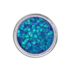 PartyXplosion | Face- & Bodyart Glitters Creme| Festivalglitter | Deep Blue Something