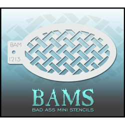 Schmink & Facepaint | Schmink sjabloon | BAM1213 | Gevlochten patroon