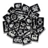 Superstar Glittertattoo Set CUTE XL | 24 schattig sjablonen