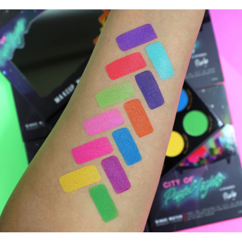 Rude Cosmetics City of Lights Oogschaduw Palet  - Pastel