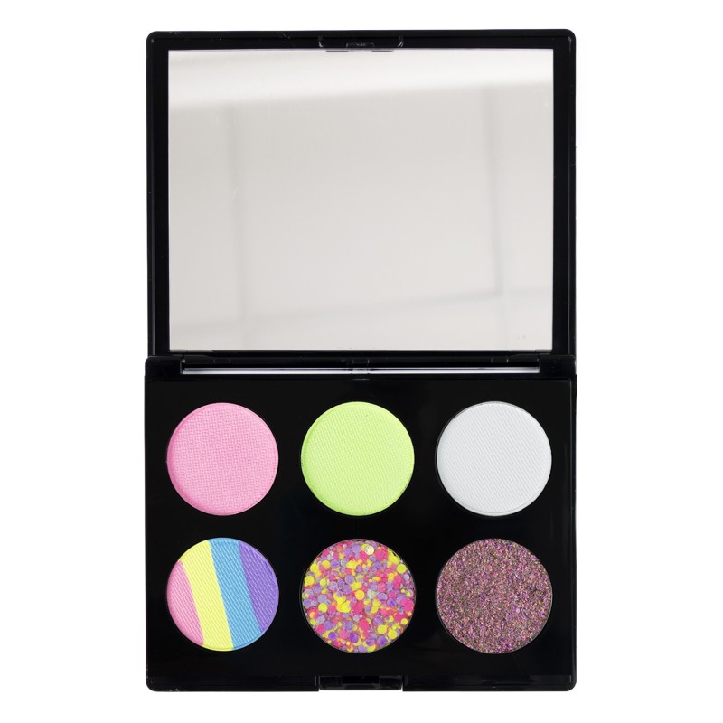 PXP Schmink | Mix Palet Schmink & Glitter | UV Pastel Unicorn