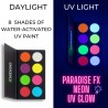 Mehron Schminkpalet | UV NEON GLOW