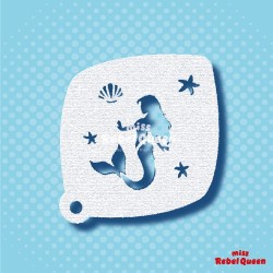 Schmink & Facepaint | MRQ Schminksjabloon | Mermaid 2