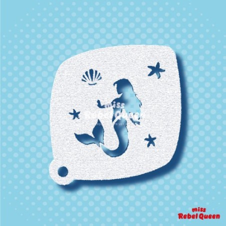 Schmink & Facepaint | MRQ Schminksjabloon | Mermaid 2