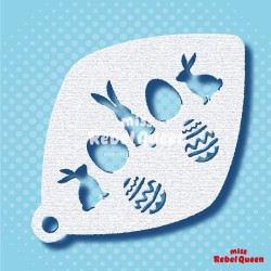 Schmink & Facepaint | MRQ Schminksjabloon | Paashaas Familytime