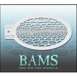 Schmink & Facepaint | Schmink sjabloon | BAM1005 | Reptiel schubben