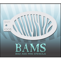 Schmink & Facepaint | Schmink sjabloon | BAM1003 | Zebra