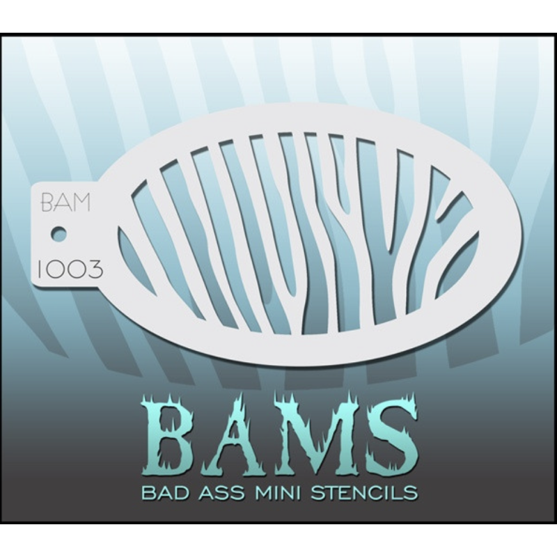 Schmink & Facepaint | Schmink sjabloon | BAM1003 | Zebra