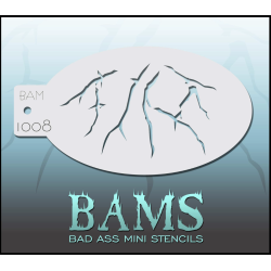 Schmink & Facepaint | Schmink sjabloon | BAM1008 | Barsten