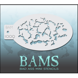 Schmink & Facepaint | Schmink sjabloon | BAM1009 | Spatten