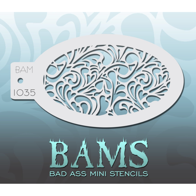 Schmink & Facepaint | Schmink sjabloon | BAM1035 | Swirls