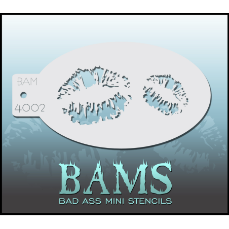 Schmink & Facepaint | Schmink sjabloon | BAM4002 | Kissing Lips