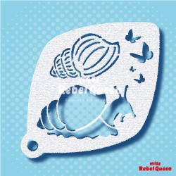 Schmink sjabloon | Stencil | Snailey the Snail