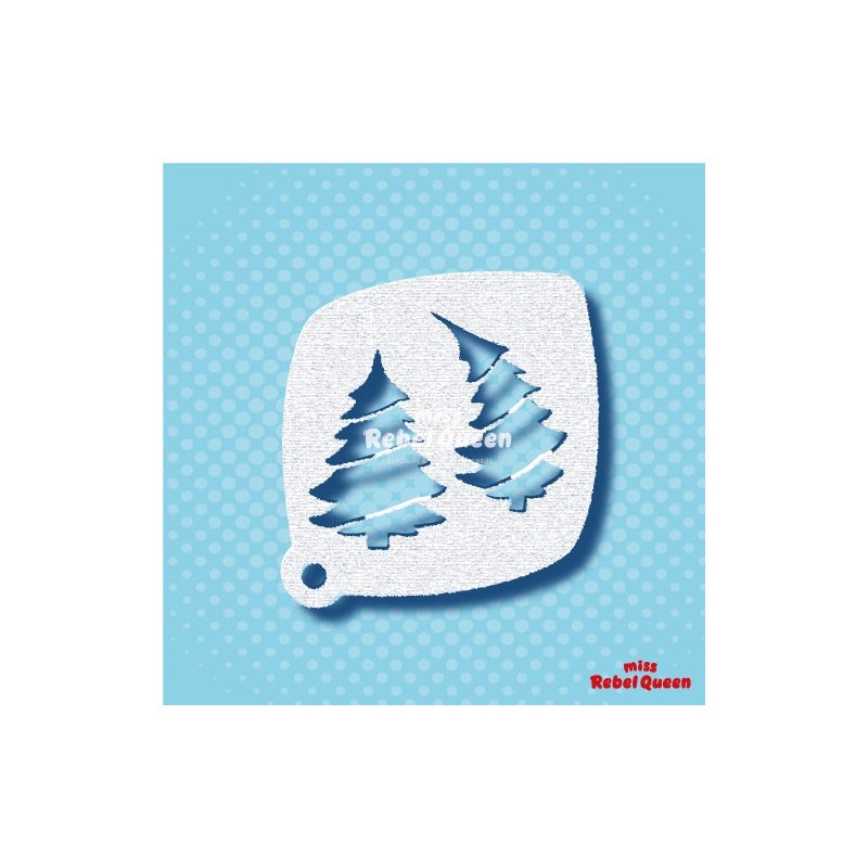 MRQ Schminksjabloon | Kerstboom