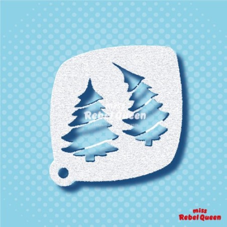 MRQ Schminksjabloon | Kerstboom
