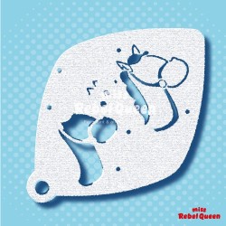 Schmink sjabloon | Stencil | Sint en Piet | Paard Ozosnel