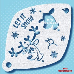 Rudolph Red Nose Large 2staps - MRQ Stencils