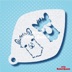 MRQ Schminksjabloon | Alpaca Lama