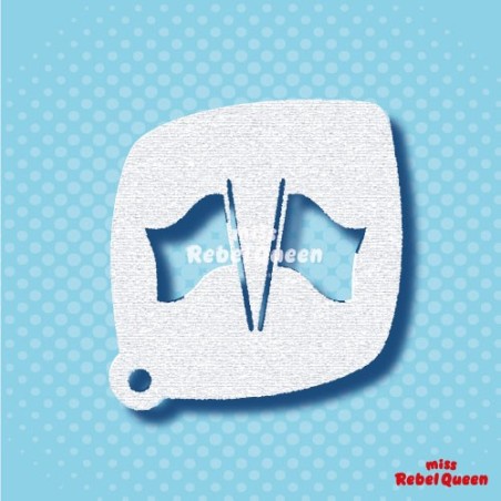 Schmink & Facepaint | MRQ Schminksjabloon | Vlaggetjes Koningsdag