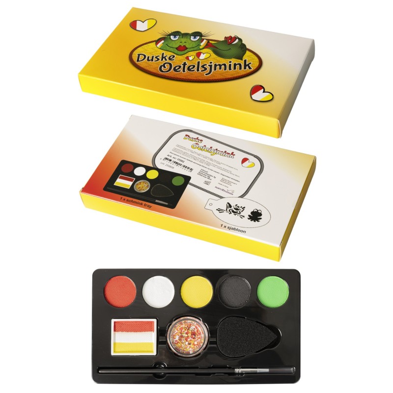 Schminkpakket Oeteldonk | Carnaval Den Bosch | Oeteldonk kleuren