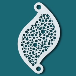 Schminksjabloon voor details | Superstar Schminksjabloon - Bubble