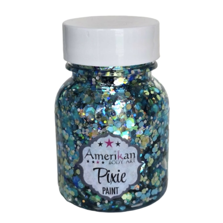 Pixie Paint Glittergel | Splash Blue 30gr. | Voor huid & haar | uit voorraad leverbaar