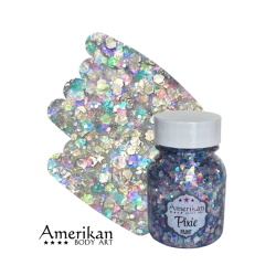 Pixie Paint Glittergel | Winter Wonderland 30 gr. | Voor huid & haar | uit voorraad leverbaar