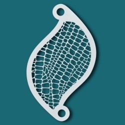 Schminksjabloon voor details | Superstar Schminksjabloon - Lizzard