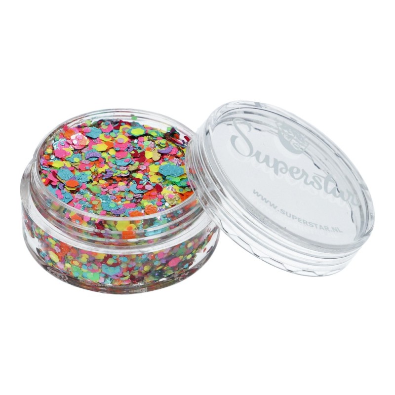 Superstar Cosmetische Glitter | Chunky Glitter Cream |  Colour Splash 10ml