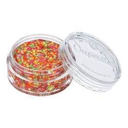 Superstar Cosmetische Glitter | Chunky Glitter Cream |  Fluor Fantasy 10ml